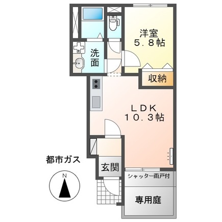 メルヴェーユ2の間取り
