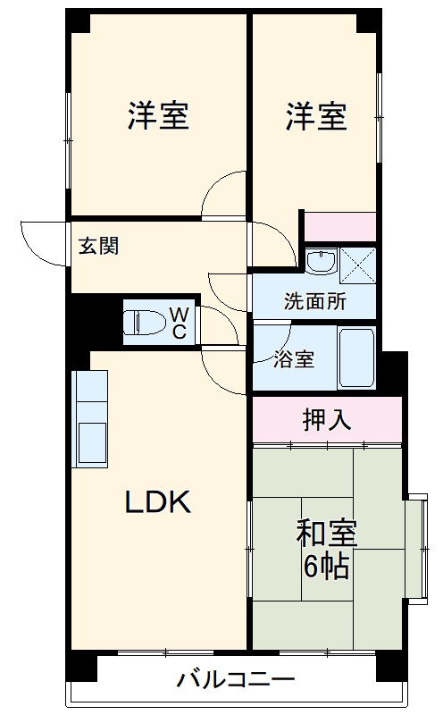 アサヒビルの間取り