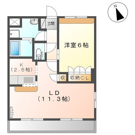 エル・アールK.Aの間取り
