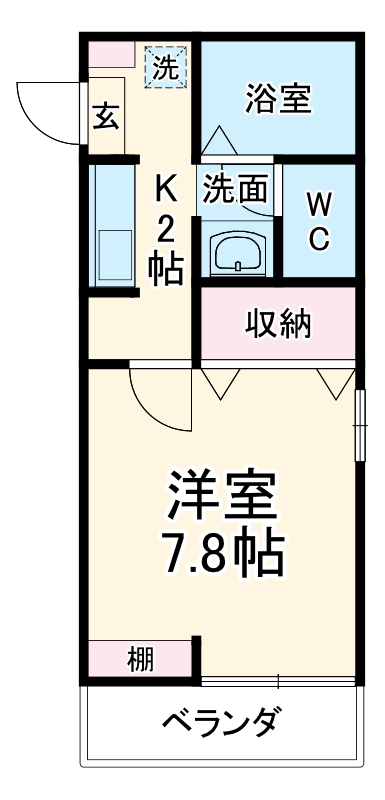 ベルメゾンの間取り