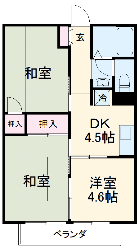 パークハイツの間取り