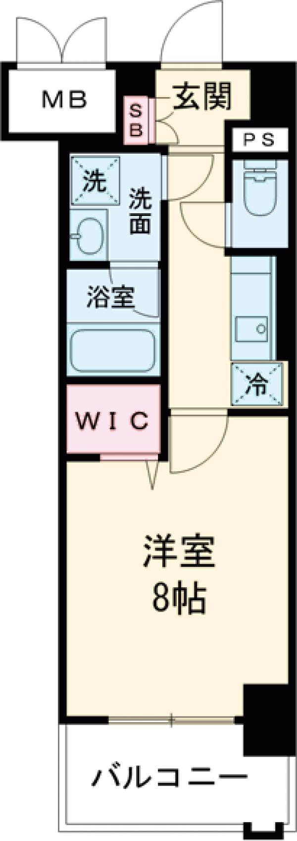 クリスタルガーデン ソレイユの間取り