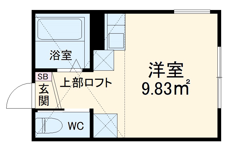 プライムテラス小田急相模原Ⅰ B棟の間取り