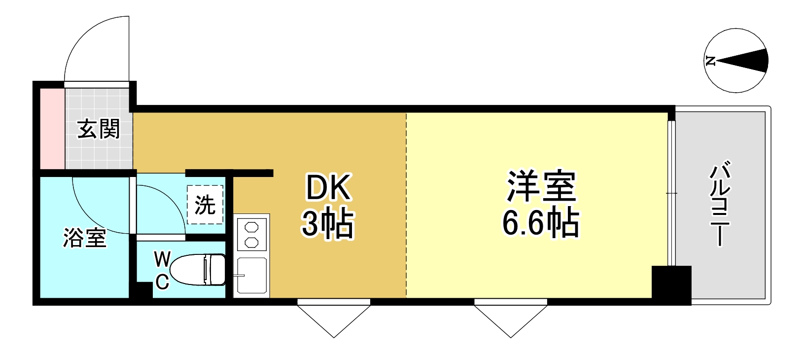 ラヴィータ箕面の間取り