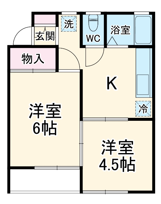 アネックス美至A棟の間取り