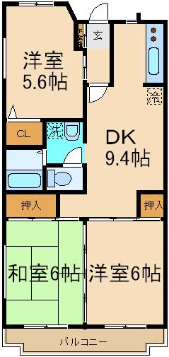 カームパークの間取り