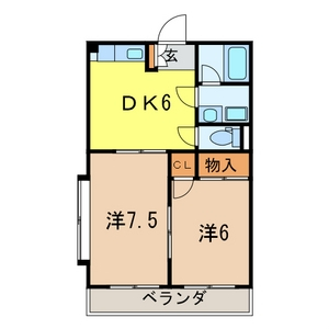 メゾンドグリュの間取り