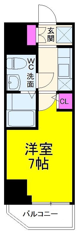 S-RESIDENCE松戸の間取り