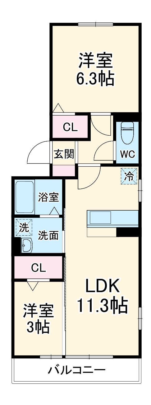 スターフィールドCの間取り