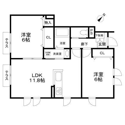 Amour Courtの間取り