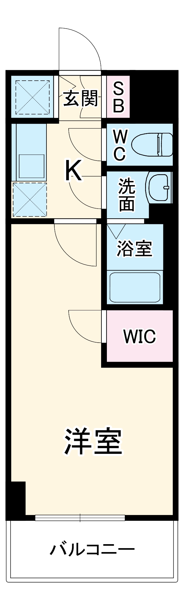 エスリード新栄グランラグジェの間取り