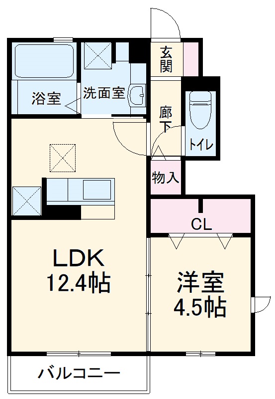 クレストの間取り