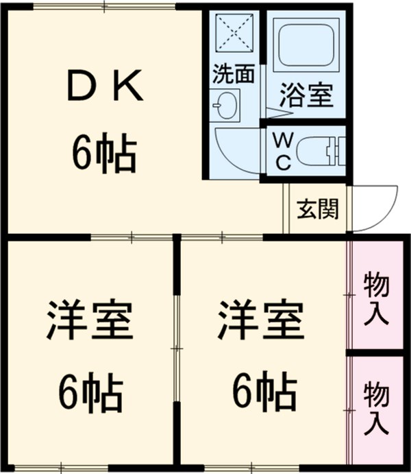 ソファレ小河原 Aの間取り