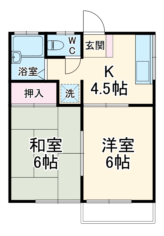 メイゾンYOUの間取り