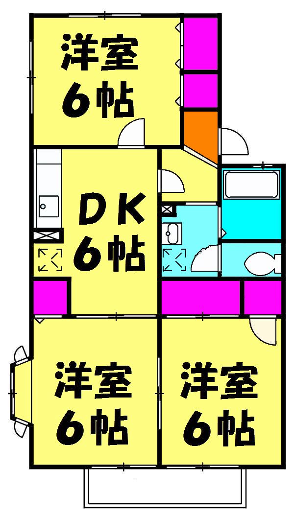 アルシュ11の間取り