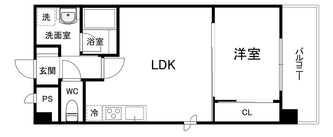 みつまめ京都朱雀の間取り
