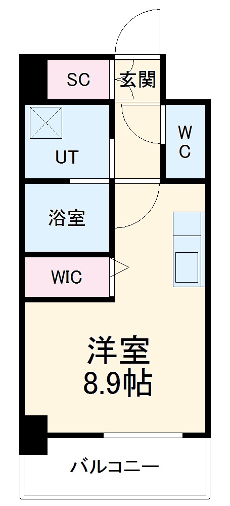 ISM平安通の間取り
