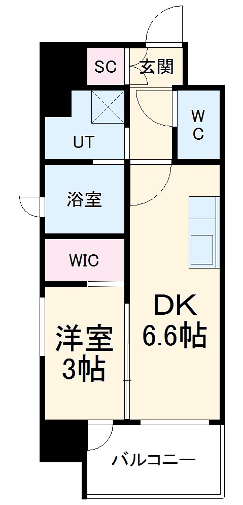 ISM平安通の間取り