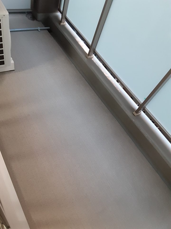 12/24 バルコニー