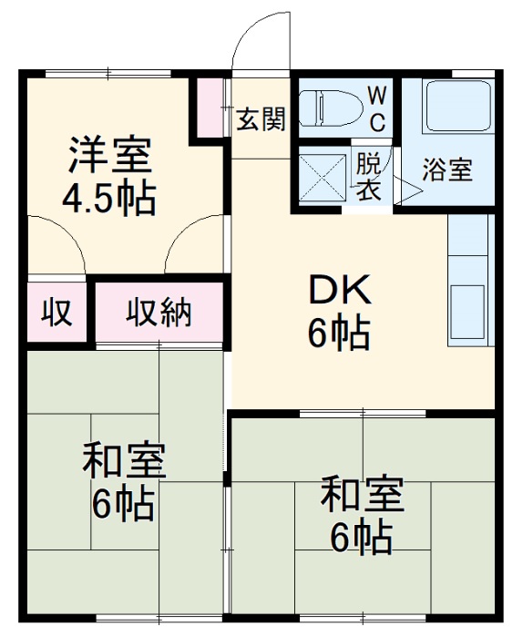 マリンコーポの間取り