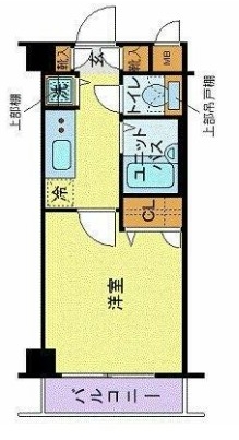 トーシンフェニックス新高円寺クアトロの間取り