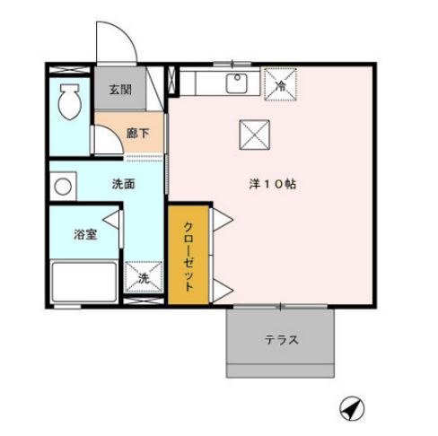 アクア ヒルズの間取り