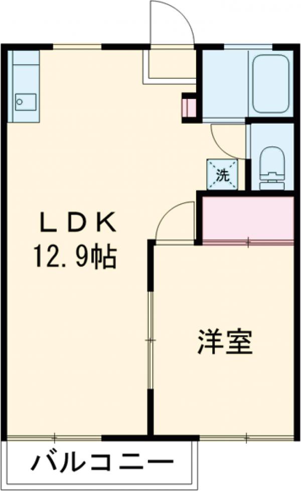 ポルシェ町田南大谷の間取り