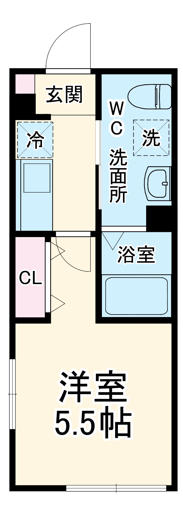 ヴィラージュ中山の間取り