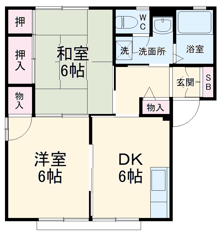 クレール大倉山 太尾町の間取り