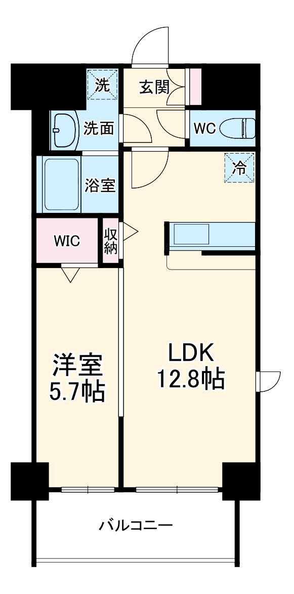 Au Soleil CHIBA オ・ソレイユ 千葉(オソレイの間取り