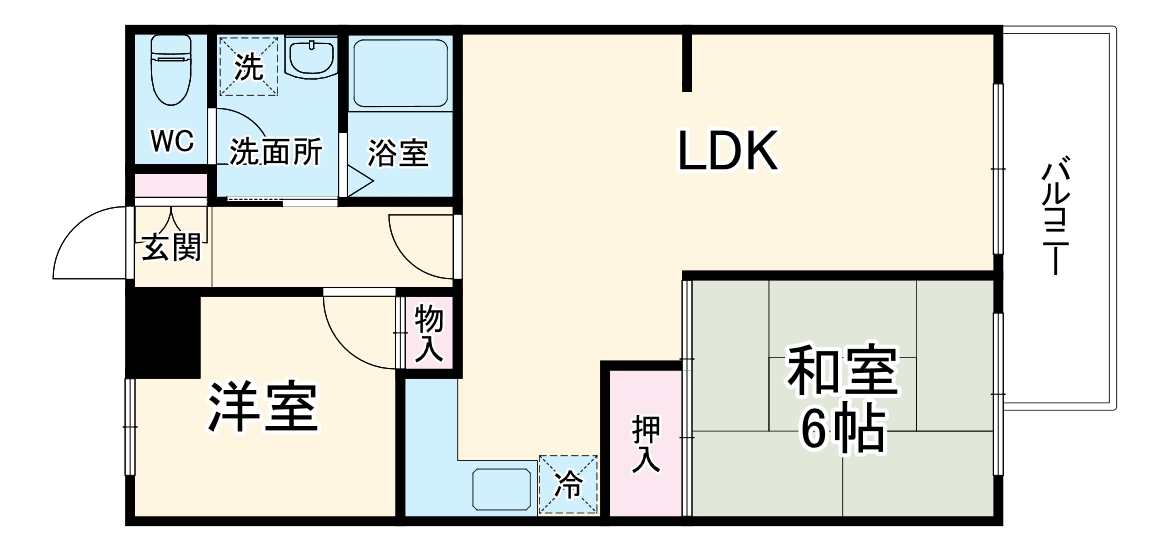 コスモハイツ上野の間取り
