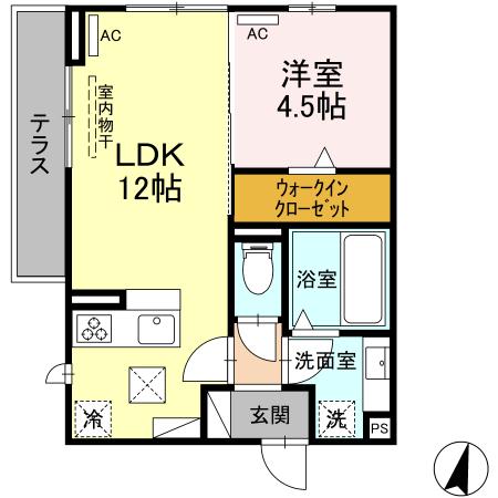 メゾン・ド・エールの間取り