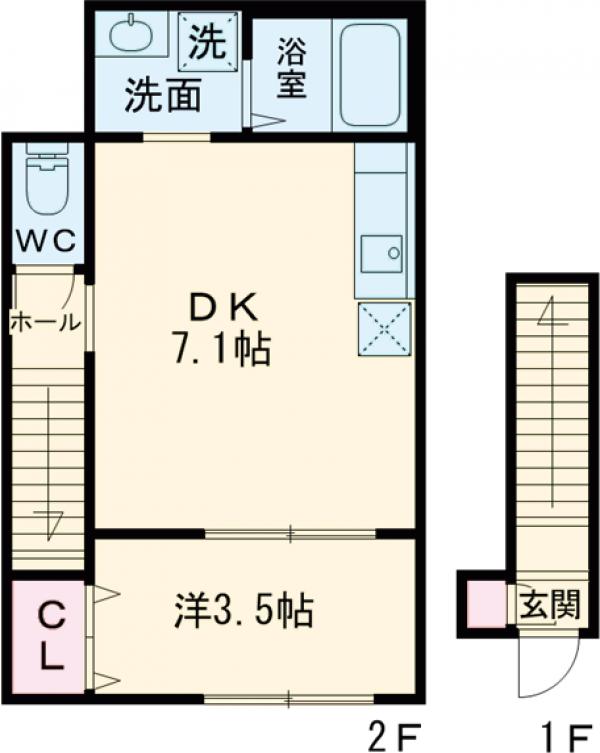 ウェルスクエア都立大学の間取り