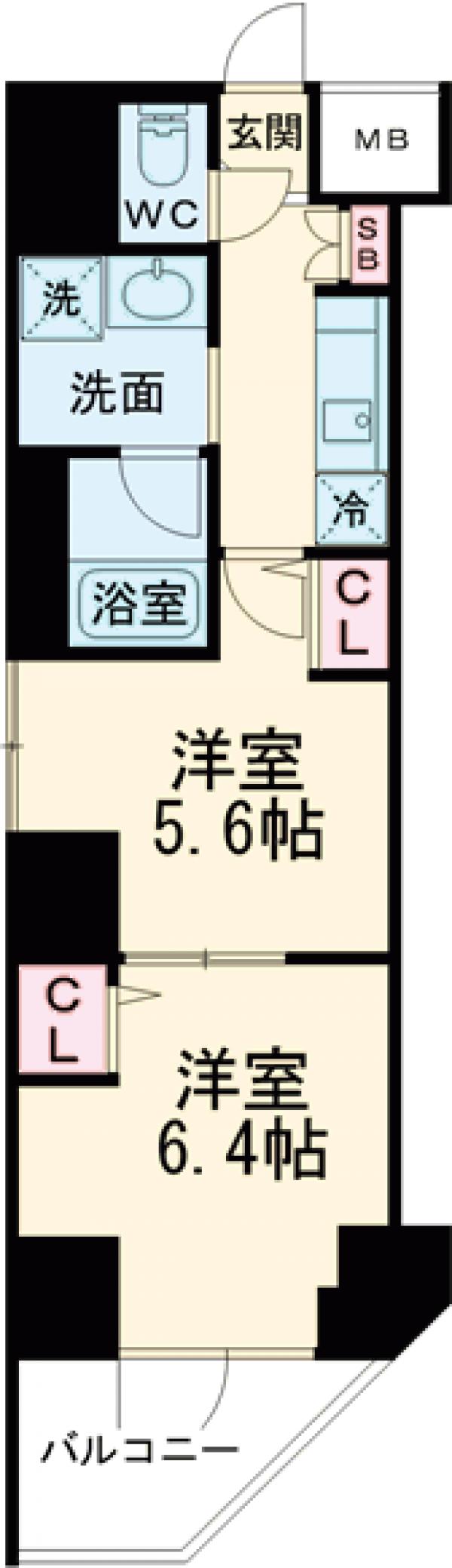 ルフレプレミアム押上ノルドの間取り