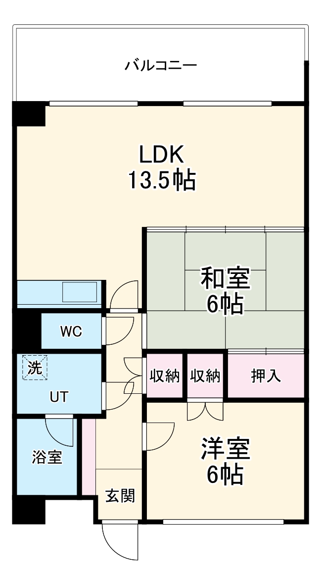 メゾン南桜塚の間取り