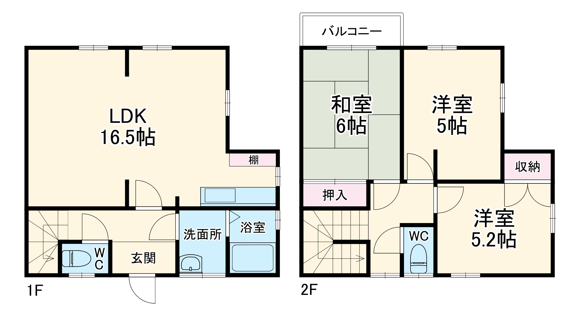 サントリーニの間取り