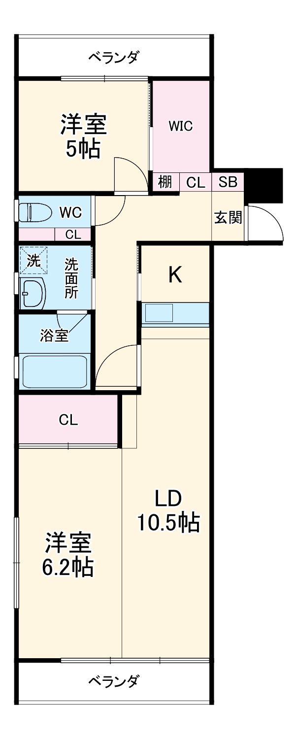 U・TOPIA HILLSの間取り