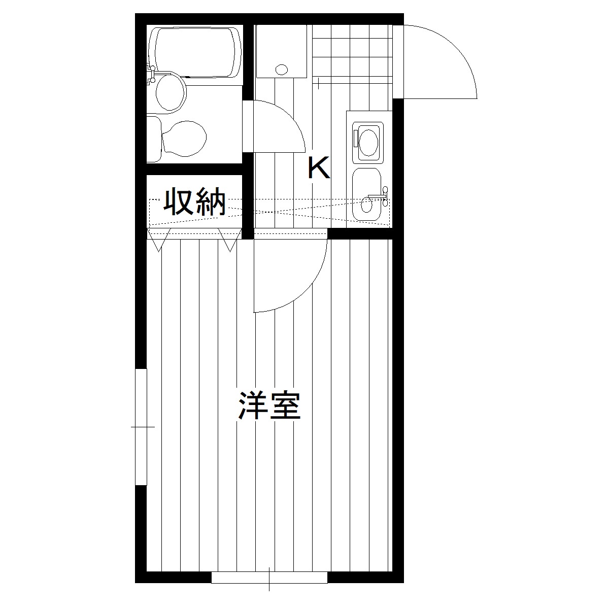 ジュネパレス新松戸第45の間取り