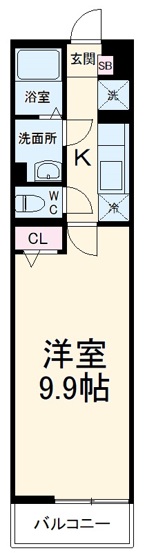 プレジールSORAの間取り