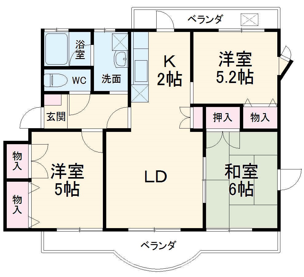 グランドール・ベルⅠの間取り