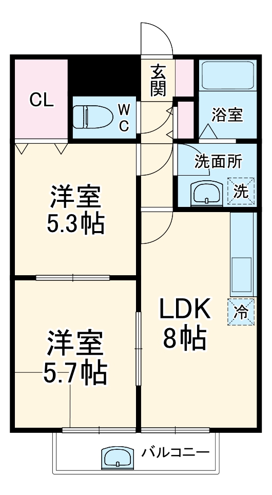 リベルテウイングの間取り