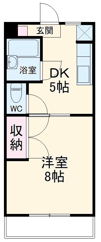 サンパレス金子2の間取り