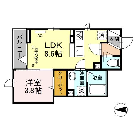 D-Style境の間取り