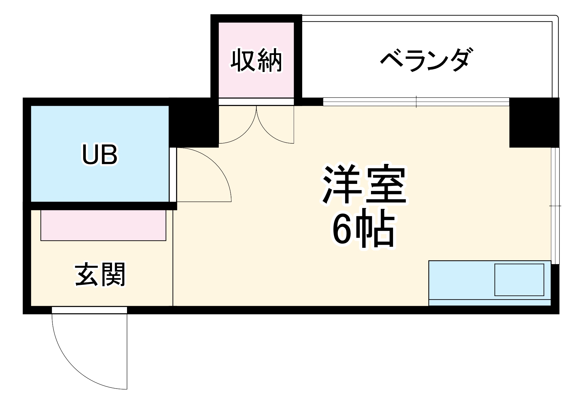 ブラウンハイツの間取り