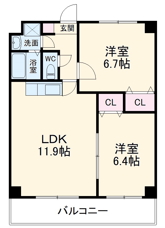 Casa feliceの間取り