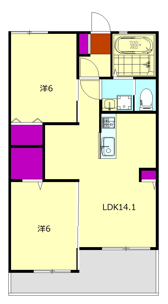 アートヒルズの間取り