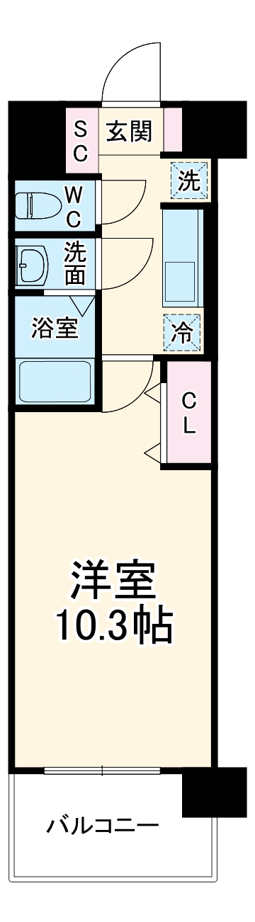 スプランディッド京橋EASTの間取り