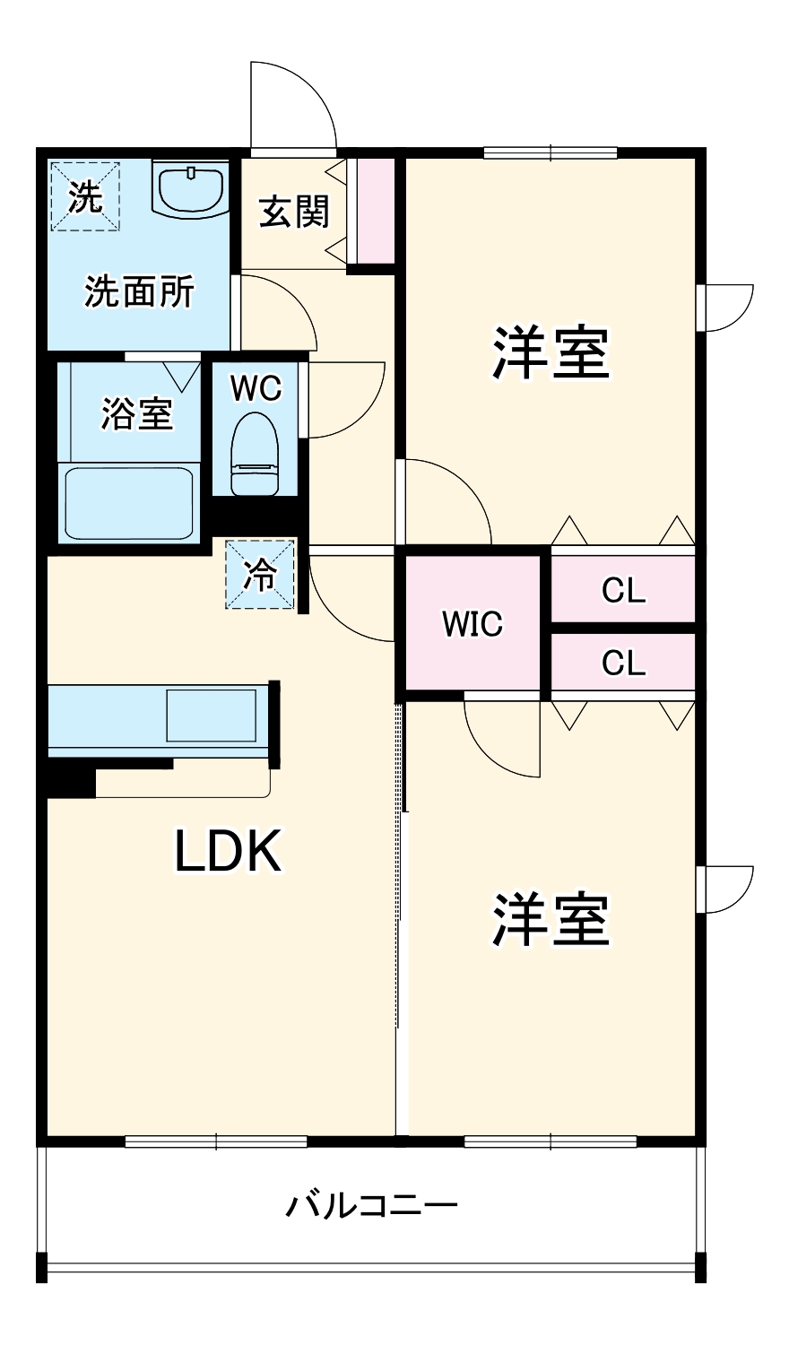 L?s residence本八幡の間取り
