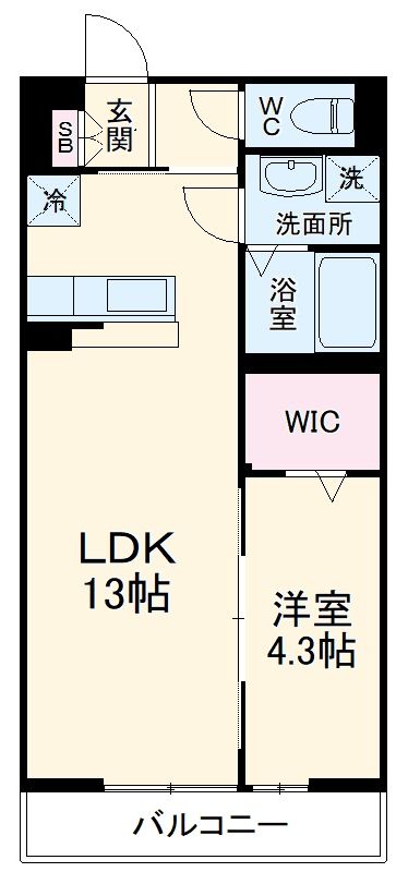 リブリ・二ツ木の間取り