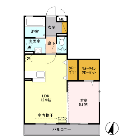 サンボナール北入曽の間取り